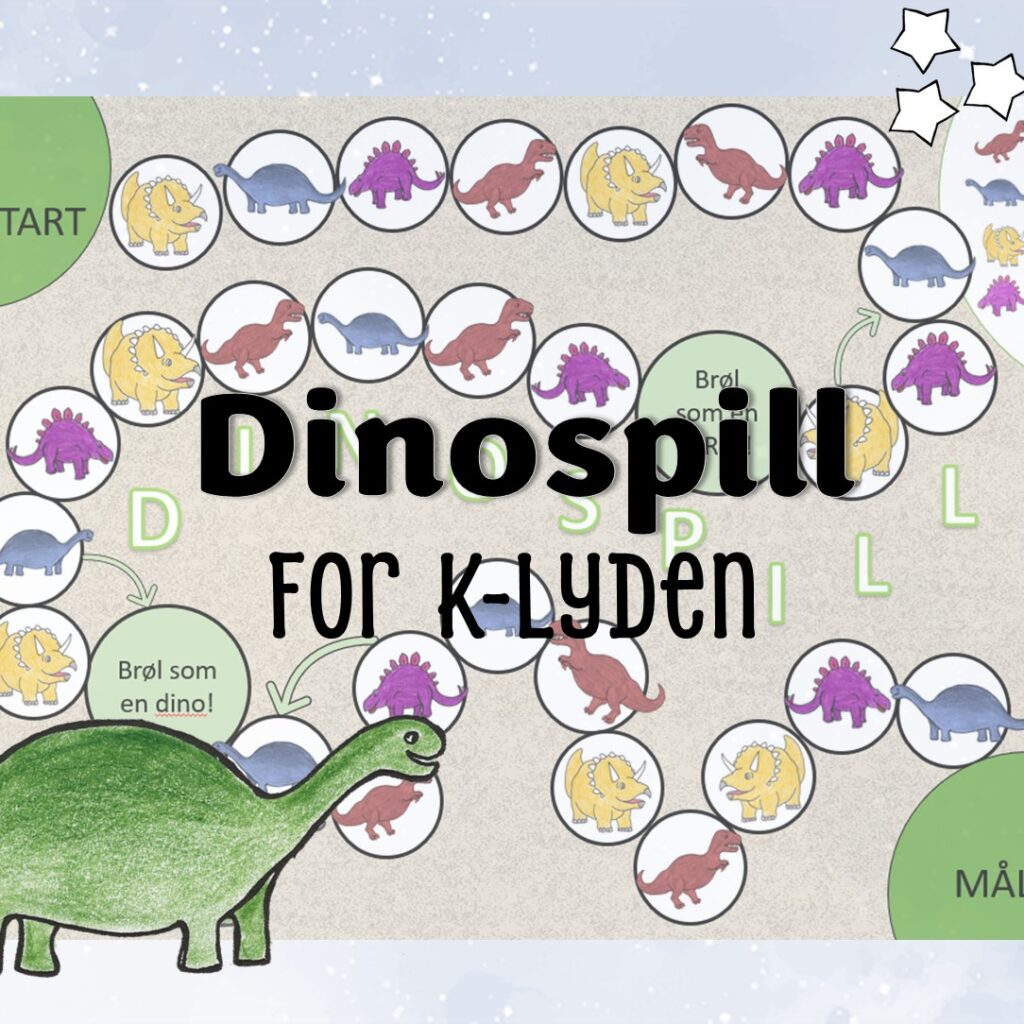 Dinospill for k-lyd