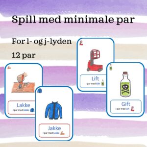 Spill med Minimale Par - L - J